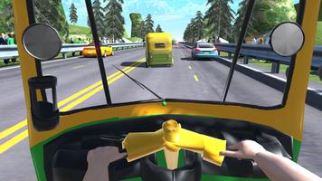 Tuk Tuk Rickshaw -Traffic Race скриншот 2