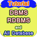 DBMS RDBMS and All Database Tutorials