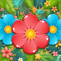 Kombiniere 3 Blumen