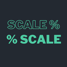 Percentage scale ikon
