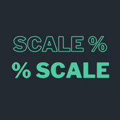 Percentage scale icon
