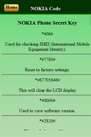 Mobiles Secret Codes of NOKIA Screenshot 2