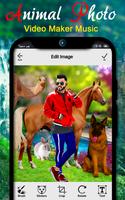 Animal photo video maker music 截图 2