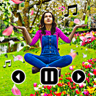 Flower photo video maker music simgesi