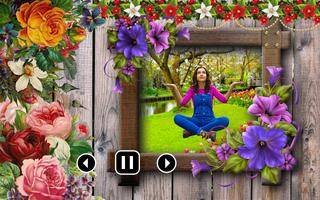 Flower photo video maker music Ekran Görüntüsü 1