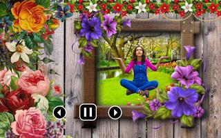 Flower photo video maker music 截圖 1