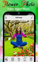 Flower photo video maker music capture d'écran 2