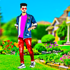 Garden house photo editor آئیکن