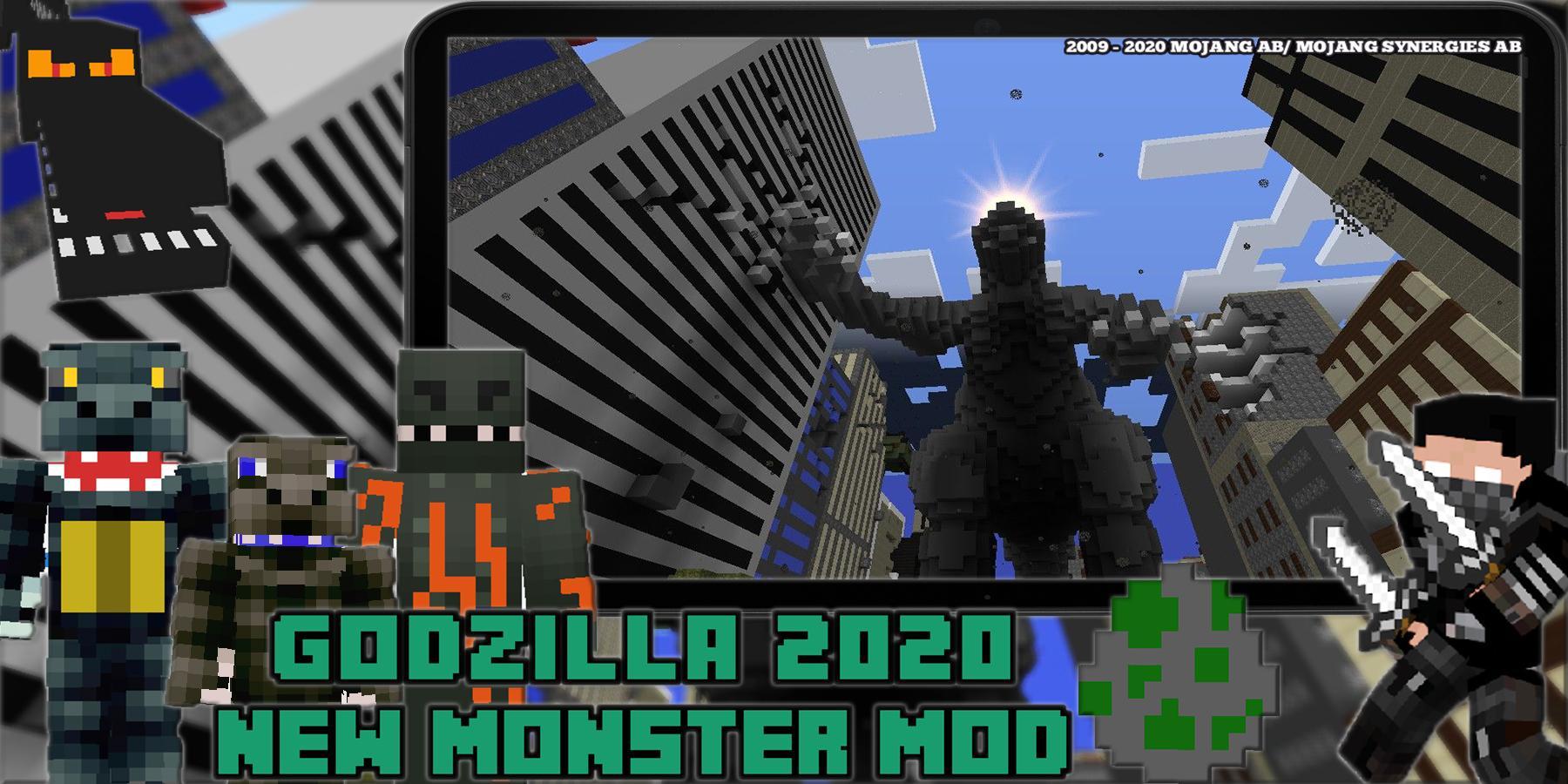 New Monsters - Godzilla King Mod For Craft Game Для Андроид.