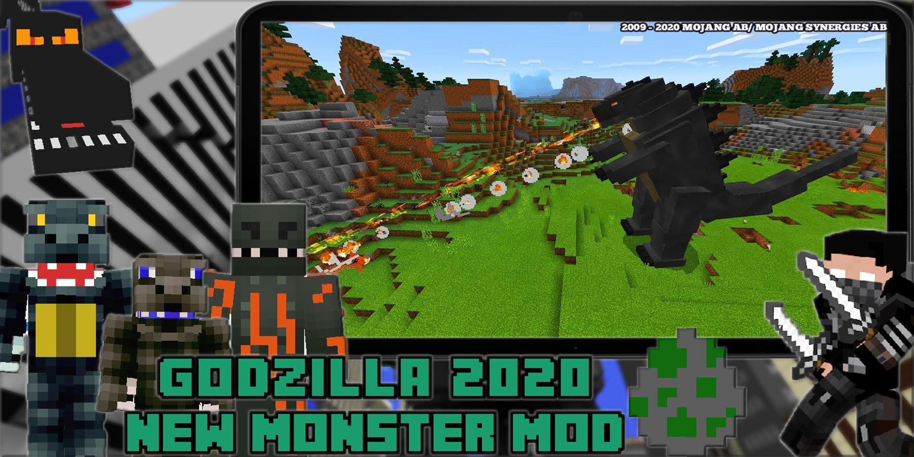 New Monsters - Godzilla King Mod For Craft Game Для Андроид.