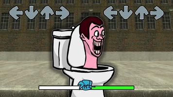 Skibidi Toilet Monster FNF Mod постер