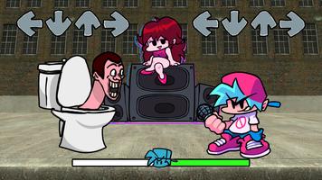 Skibidi Toilet Monster FNF Mod скриншот 2