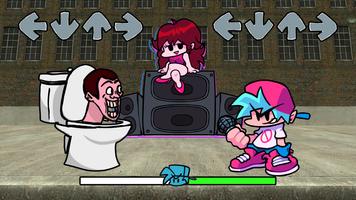 Skibidi Toilet Monster FNF Mod скриншот 3