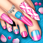 Nail Art Fashion Salon Game آئیکن