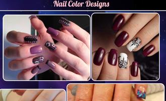 Nail Color Designs Cartaz