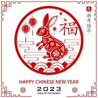 Happy Chinese New Year 2023 poster