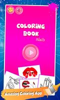 ongles livre de coloriage pour les filles Affiche