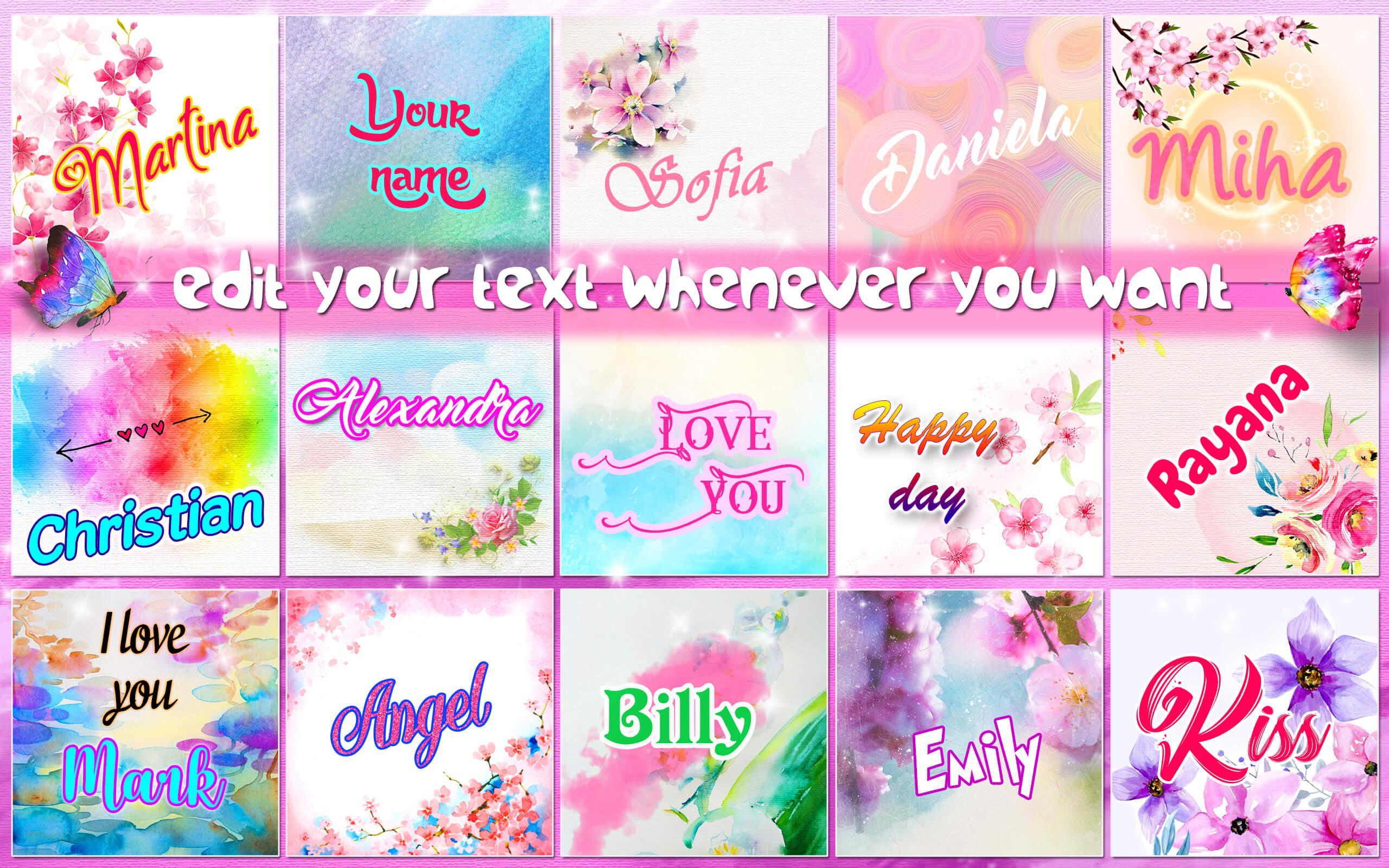 Crear Nombre Artistico Escribir Texto En Fotos For Android Apk Download