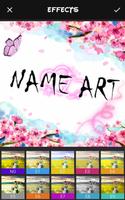 Name Art-Photo Editor & Background Maker Poster