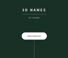 برنامه‌نما Amazing 3D Names عکس از صفحه