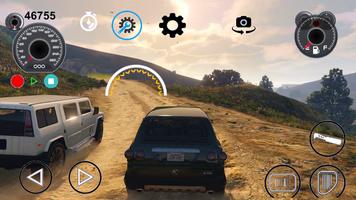 Offroad Jeep 4x4 Sim 2023 game Affiche
