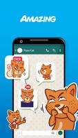 WAStickersApps Popo Cat Stickers for Whatsapp 海报