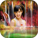 Waterfall photo Frames With Free Image Editor APK
