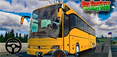 Bus Simulator Driving 3D 2023 Affiche