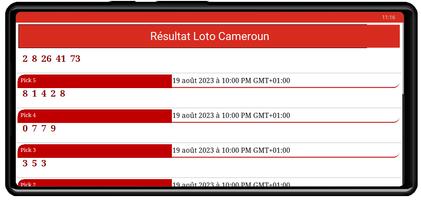 Résultat Loto du cameroun स्क्रीनशॉट 2