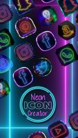 Effet Neon Application Icone Editer Affiche