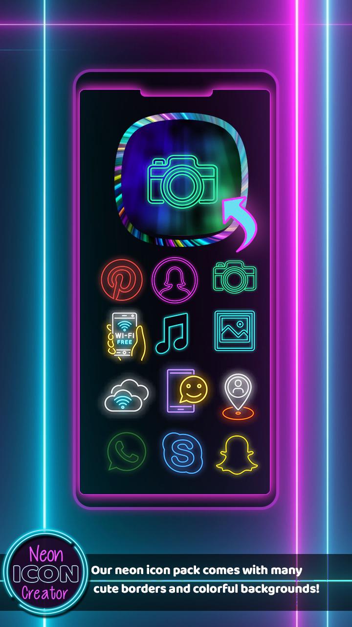 Neon App Icon Creator For Android Apk Download - custom app icon for roblox