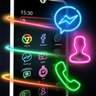 Neon App Icon Erstellen Zeichen