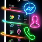 Cambia los Iconos Efecto Neon icono