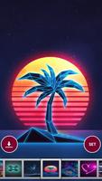 Neon wallpaper Plakat
