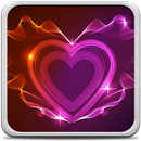 Coeur Neon Fond D'écran Animé APK