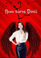 Neon Horns Devil Photo Editor скриншот 1