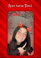 Neon Horns Devil Photo Editor اسکرین شاٹ 3