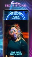 3 Schermata Editore Di Foto Maschera Al Neon - Maschera Viso