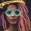 Neon Effekt Foto Aufkleber APK