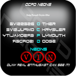 OCPD Neons ϟ VIN Decoder