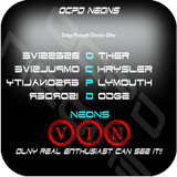 OCPD Neons ϟ VIN Decoder ikon