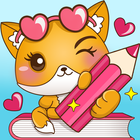 Secret Love Diary with Lock icon