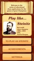 Chess legacy: Play like Steini poster