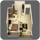 3D Small House Design icon