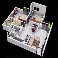 3D ছোট ঘর নকশা স্ক্রিনশট 3