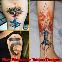New Watercolor Tattoos Designs poster
