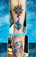 New Watercolor Tattoos Designs syot layar 1