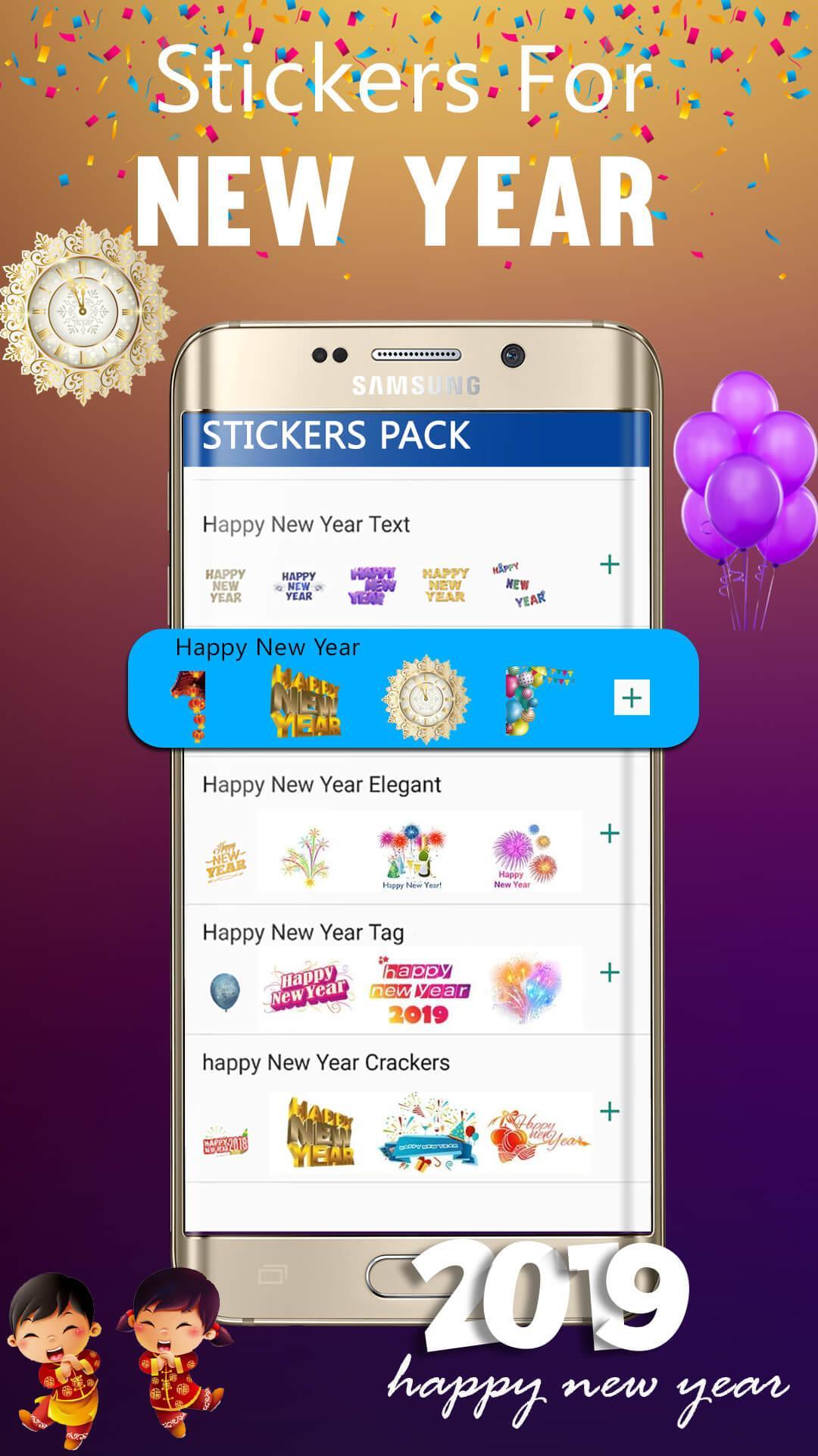 Happy New Year Sticker App For Whatsapp Stickers For Android Apk