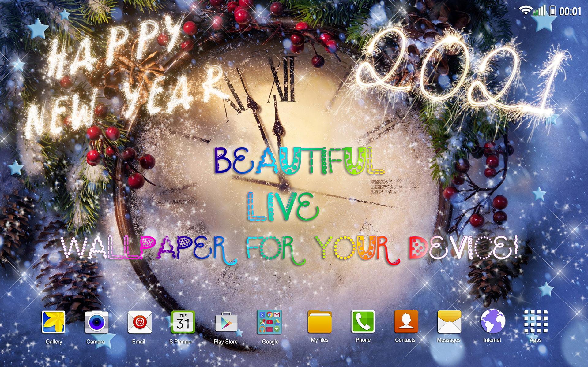 Happy New Year Wallpaper 21 Holiday Background For Android Apk Download