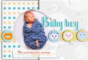 Newborn Baby Photo Frames 포스터